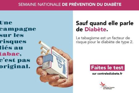 Affiche semaine prévention du diabète 2022