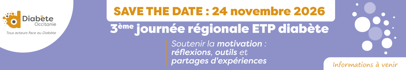 Journée régionale ETP diabète 2026 Journée régionale ETP diabète 2026